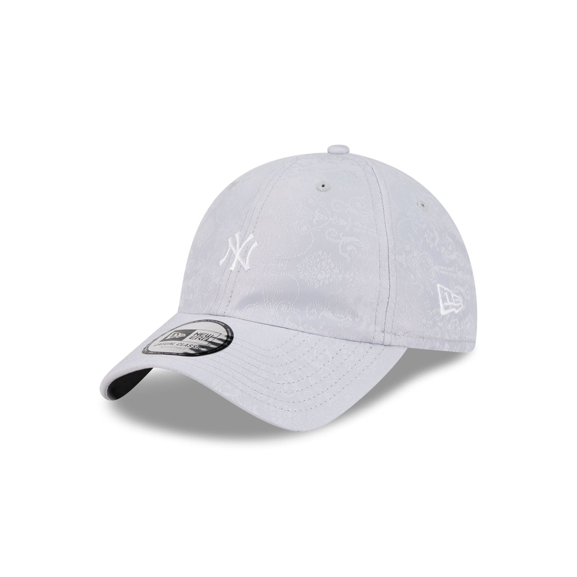 New York Yankees Vintage Satin Gray Casual Classic Adjustable Hat