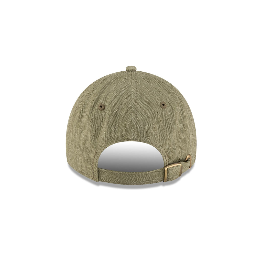 New Era Cap Herringbone New Olive Casual Classic Adjustable Hat
