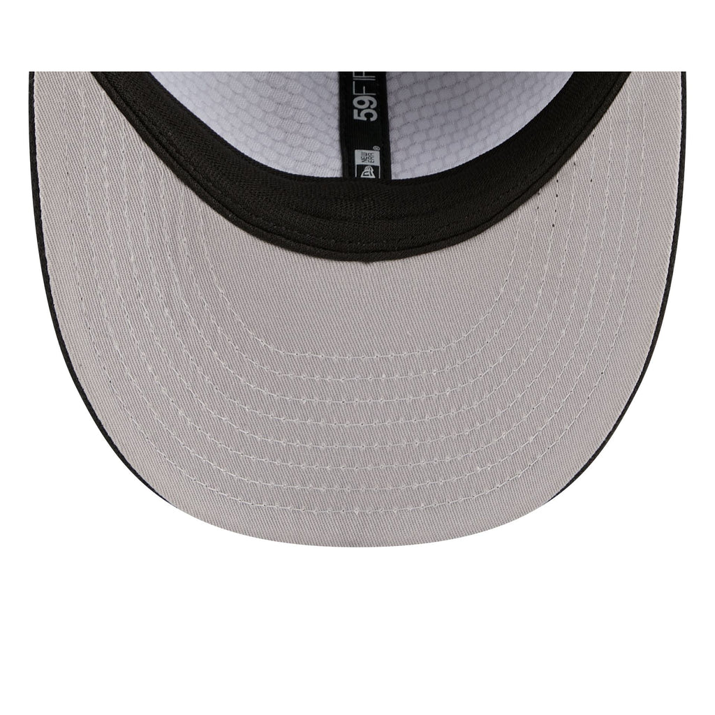 New Era Cap Black Cotton Low Profile 59FIFTY Fitted Hat