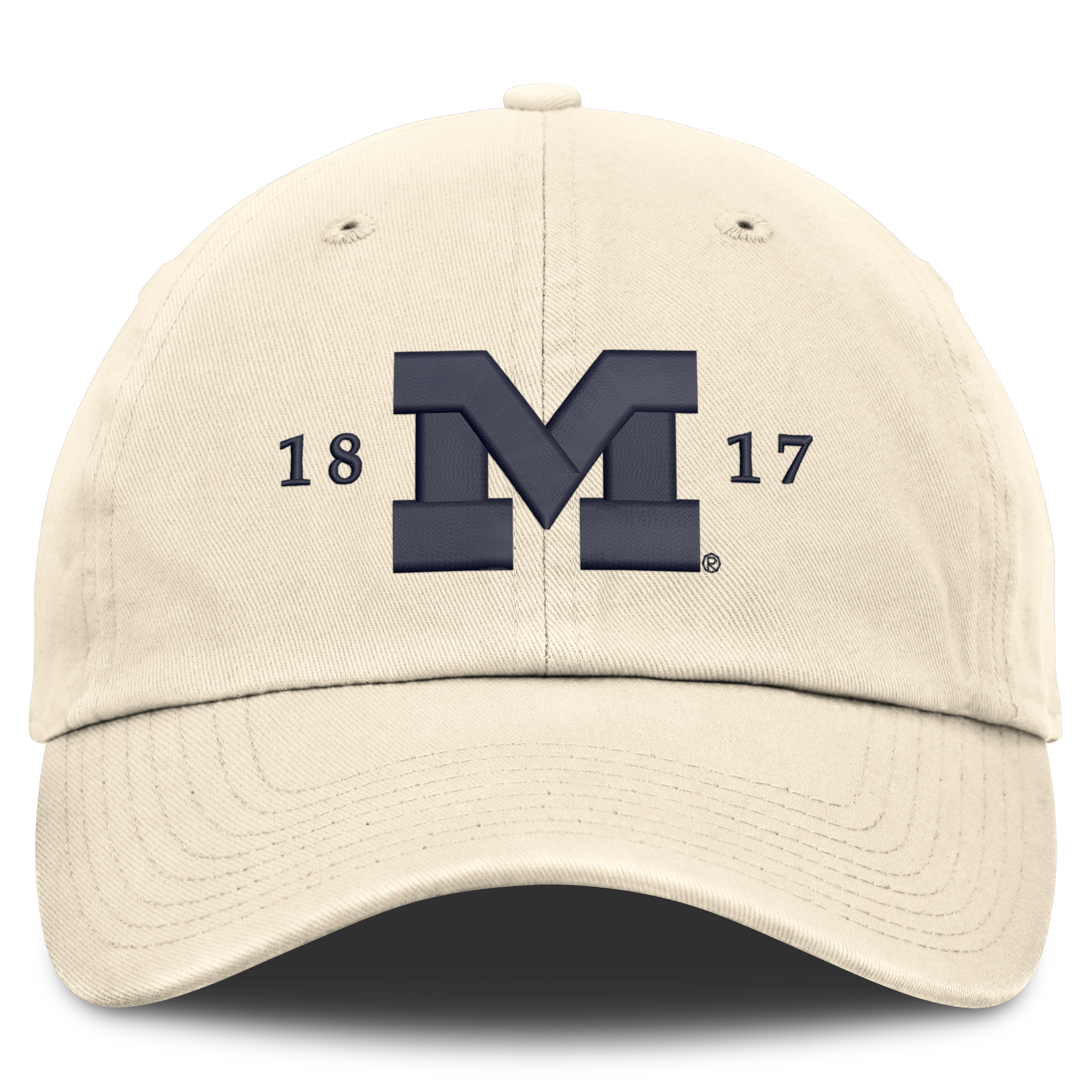 Michigan Wolverines Jordan Unstructured Adjustable Tan Club Hat