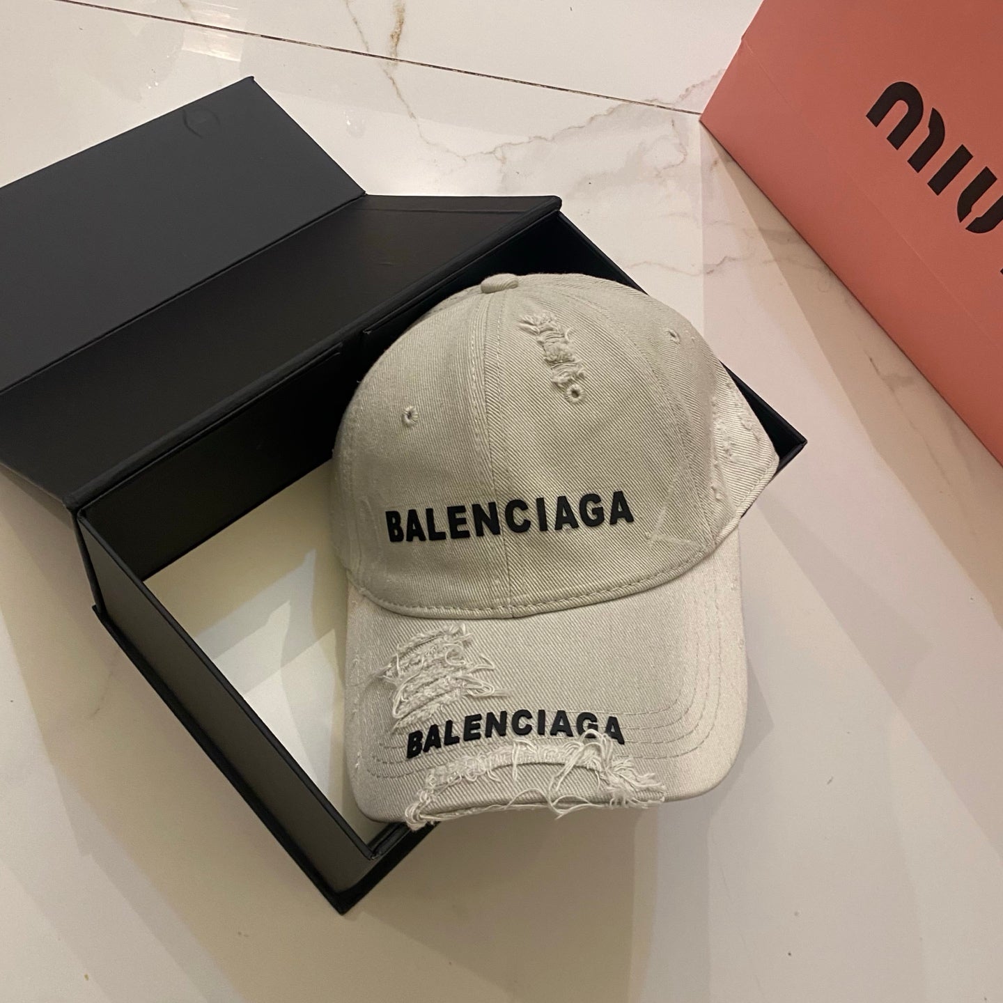 Balenciaga Washed Baseball Cap